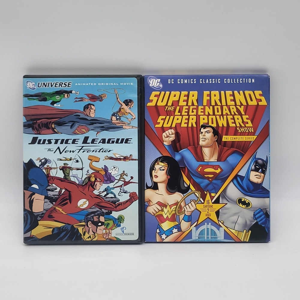 Vintage DC Comics Justice League & Super Friends DVD Set